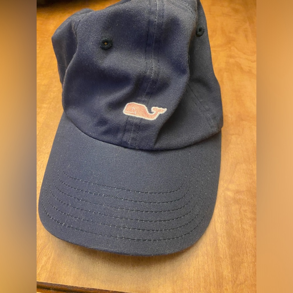 Navy vineyards vines hat